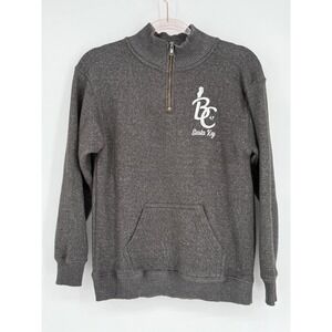 Trade Heritage Apparel Womens Sz S BC 47 Siesta Key Pullover Sweatshirt Gray